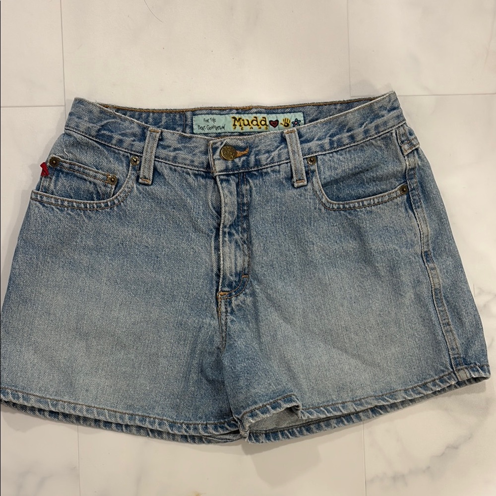 Mudd Women's Blue Denim Shorts